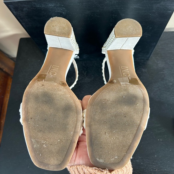 INC International Concepts Pearl Embellished Heels - Picture 5 of 6